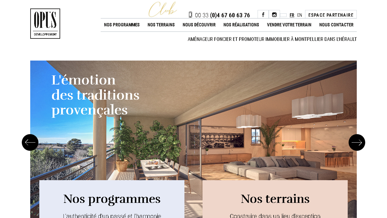 Capture d'écran de http://www.opus-developpement.com/ 
